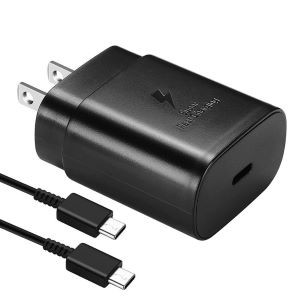 Original Samsung 25W USB-C Adapter with  Cable (2 Pin )