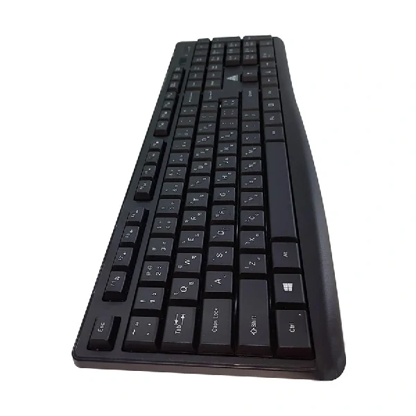 Golden Field GF-KM605W Black Wireless Keyboard & Mouse Combo With Bangla