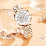 Trsoye Women's Two-Tone Chain Watch