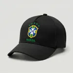 Premium Black Brazil National Team Supporter Cap