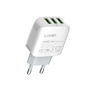 LDNIO A3312 17W 3 USB Home Charging Adapter