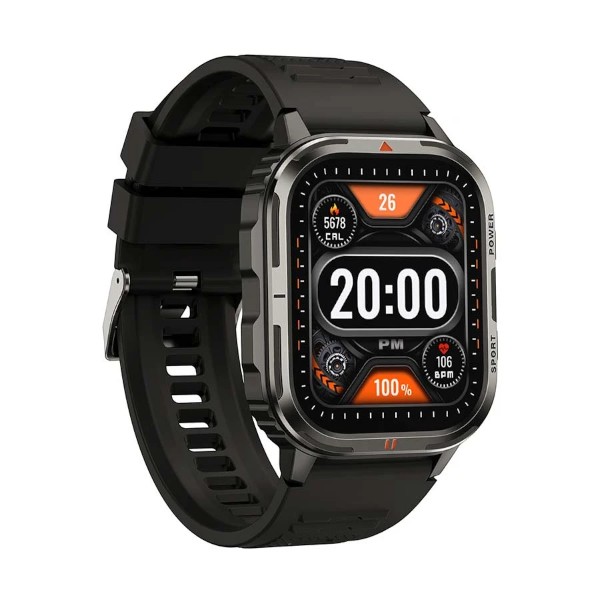 WiWU SW05 Tarnish Black Bluetooth Calling Smart Watch