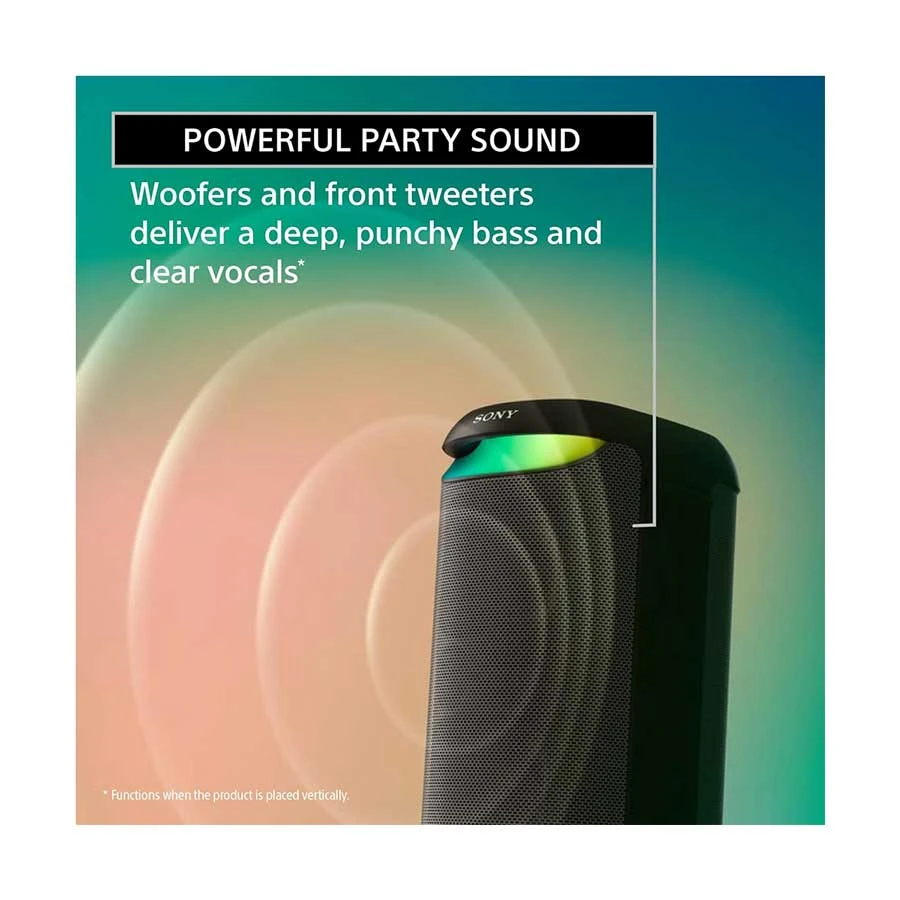 Sony X-Series SRS-XV500 Portable Bluetooth Party Speaker Black