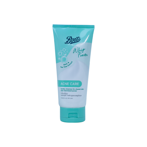 Boots BHA & Tea Tree Extract Acne Care Whip Foam 100ml (Thailand)