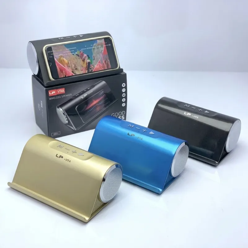 LP-V9A Wireless Bluetooth Speaker with Built-in Phone Stand