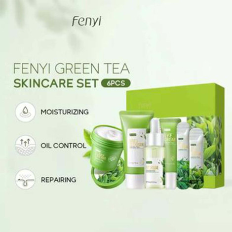 Fenyi Green Tea Skincare Set - 6 Pcs (China)