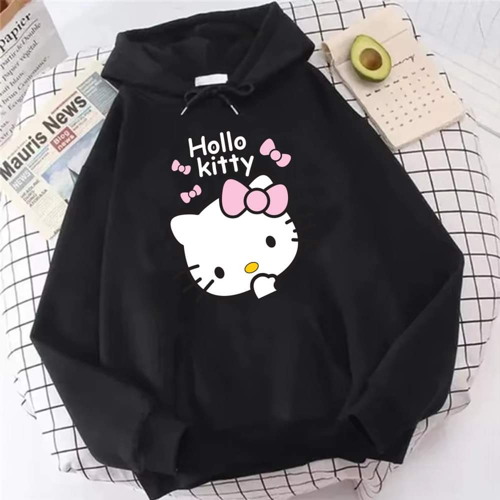 Women's Cotton Fleece Winter Hoodie, DTF Print, 300 GSM, 6 Colours
