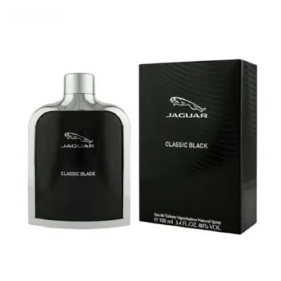 Jaguar Classic Black Eau De Toilette Vaporisateur Natural Spray 100ml (France)