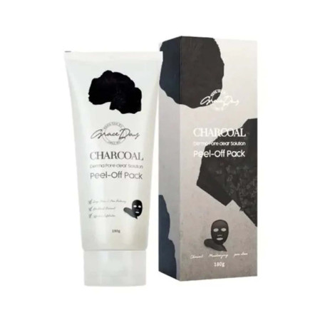 Grace Day Charcoal Derma Pore Dear Solution Peel Off Pack 180ml (Korea)