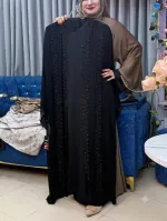Lace Work Borka with Koti, Inner and Hijab, Ghera 200