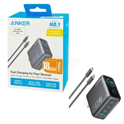 Anker B2697 140W 4-Port Charger with USB-C Cable