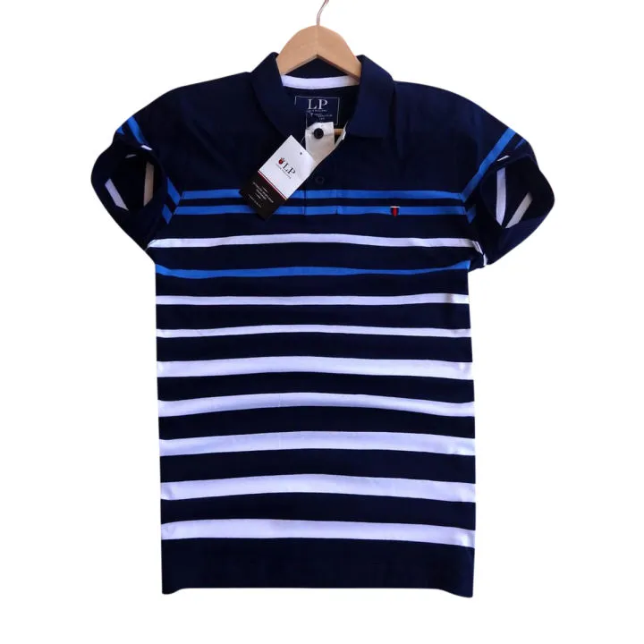 Men's Half Sleeve Knit Polo Shirt, PK Cotton 210 GSM, 6 Colours