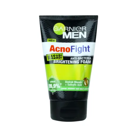 Garnier Men Acno Fight Brightening Foam 100ml (Indonesia)