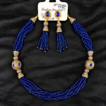 Premium Turkish Crystal & Antique Ball Necklace Set