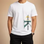 Export Brand Summer T-Shirt- White