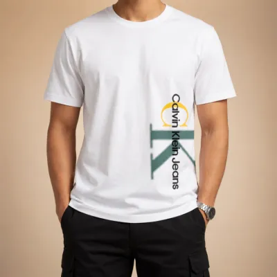 Export Brand Summer T-Shirt- White