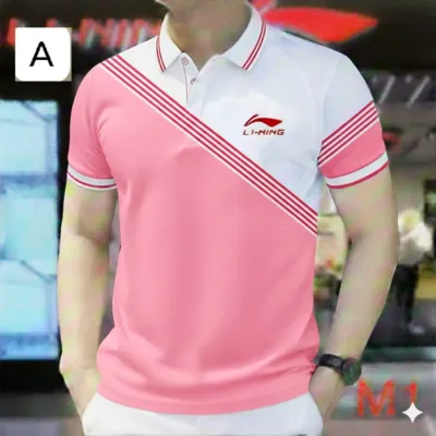 Men's Casual Pique Polo Shirt, Chest 38 to 43 Inch, 6 Colours