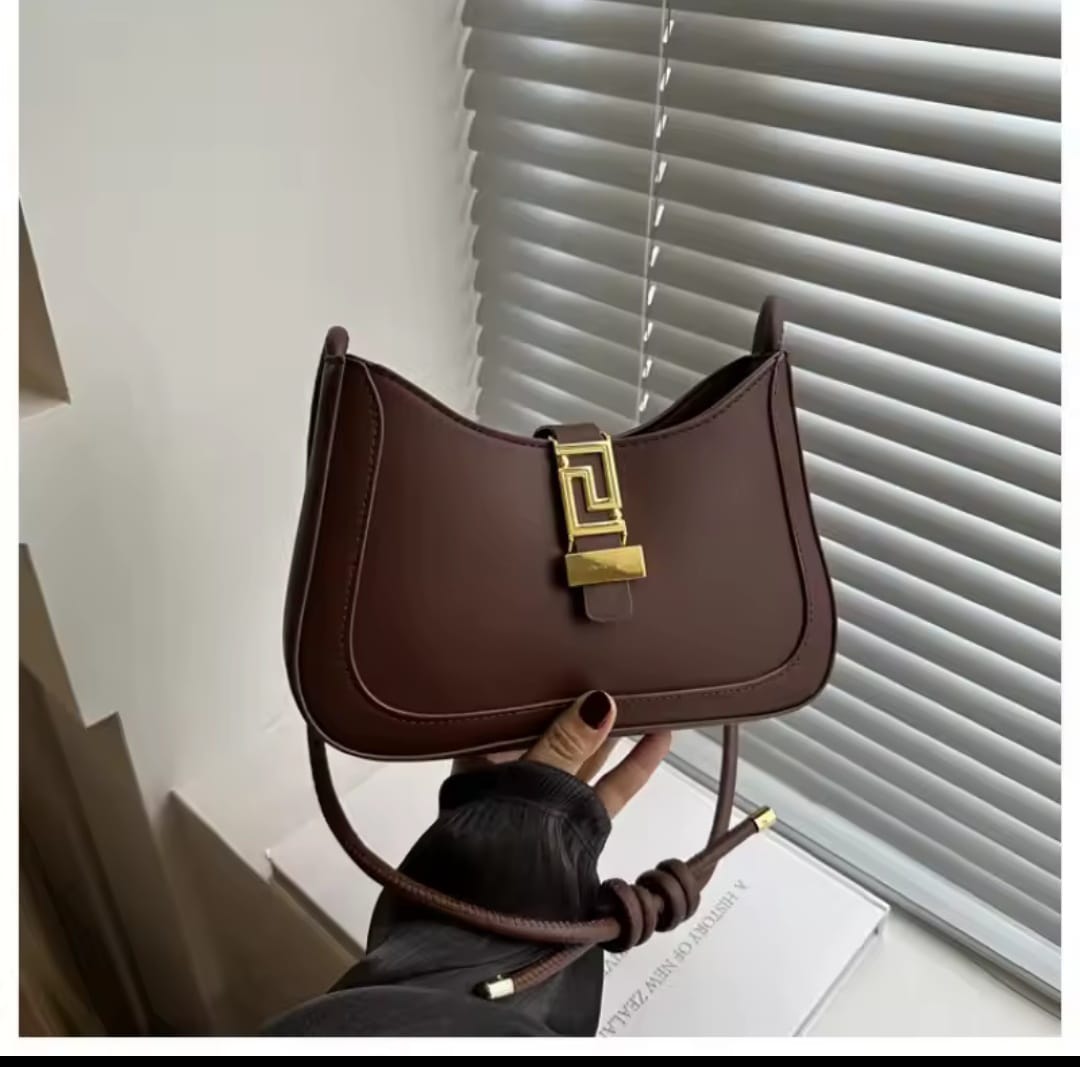 Women's Casual Solid Colour Leather Bag, 6 Colours