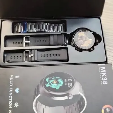 New MK38 Premium Round AMOLED HD display Germany Multi Function Smart Watch For Men
