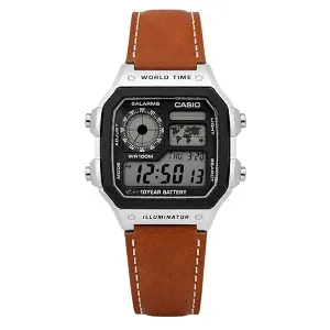 CASIO ILLUMINATOR LEATHER STRAP PREMIUM WATCH