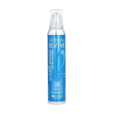 L'Oreal Elvive 24H Hold Styliste Extra Volume Hair Mousse 200ml (France)