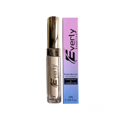 Everly Beauties Pure Matte Full Coverage Concealer & Corrector - Creamy Natural (China)