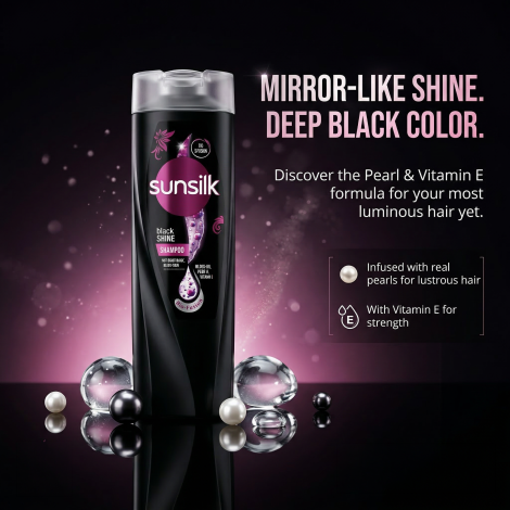 Sunsilk Black Shine Shampoo 300ml (Thailand)