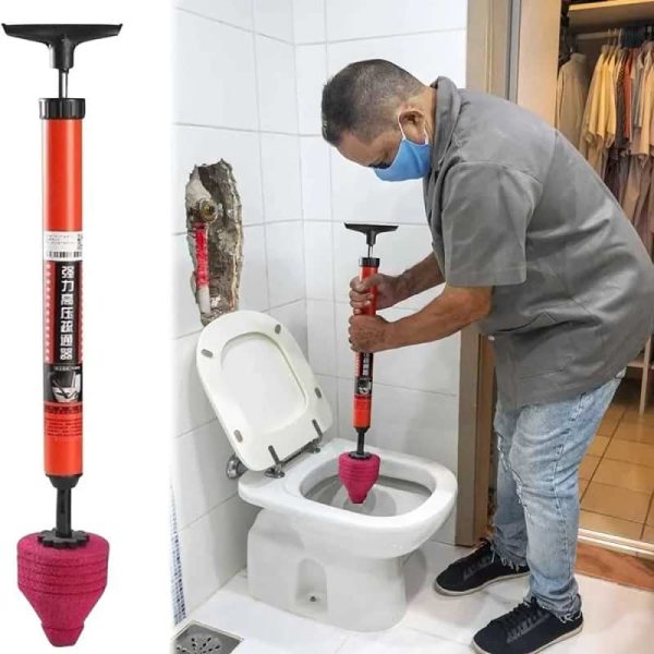 High Pressure Toilet Drain Pipe Unlocker