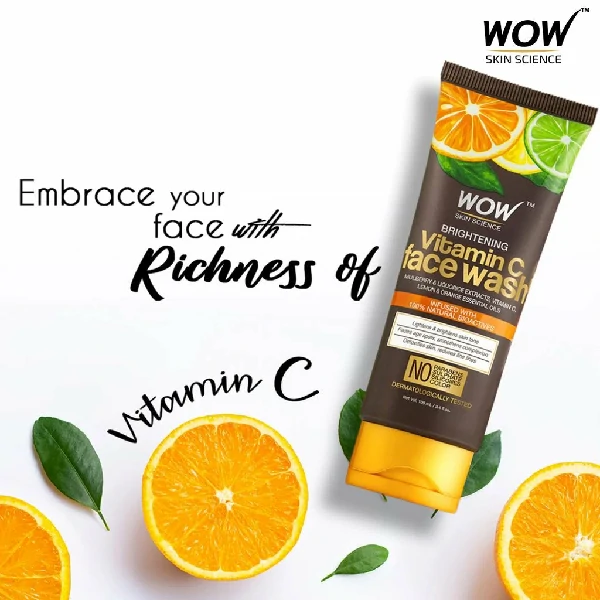 Wow Brightening Vitamin C Face Wash (100ml)