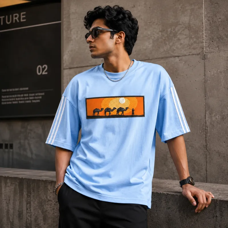 Premium Cotton Drop-Shoulder T-Shirt – Exclusive 3 Pcs Combo Pack!