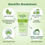 Simple Refreshing Facial Wash 150ml (Poland)