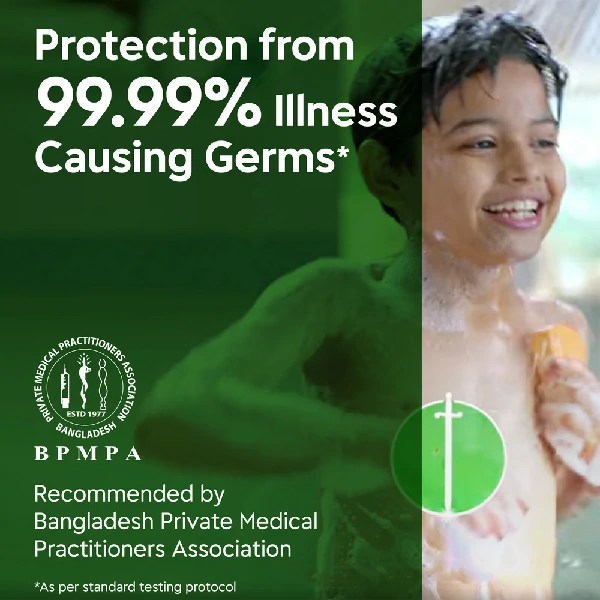 Dettol Soap Original 100gm Germ Defence Bathing Bar, Soap with protection from 99.99% illness-causing germs (100gm)