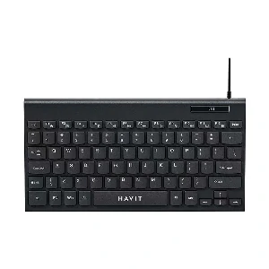 Havit KB224 Wired Black Mini Multimedia Keyboard with Bangla