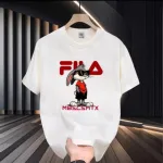 Men's Cotton-Spandex Drop Shoulder Tee, DTF Print, 6 Colours