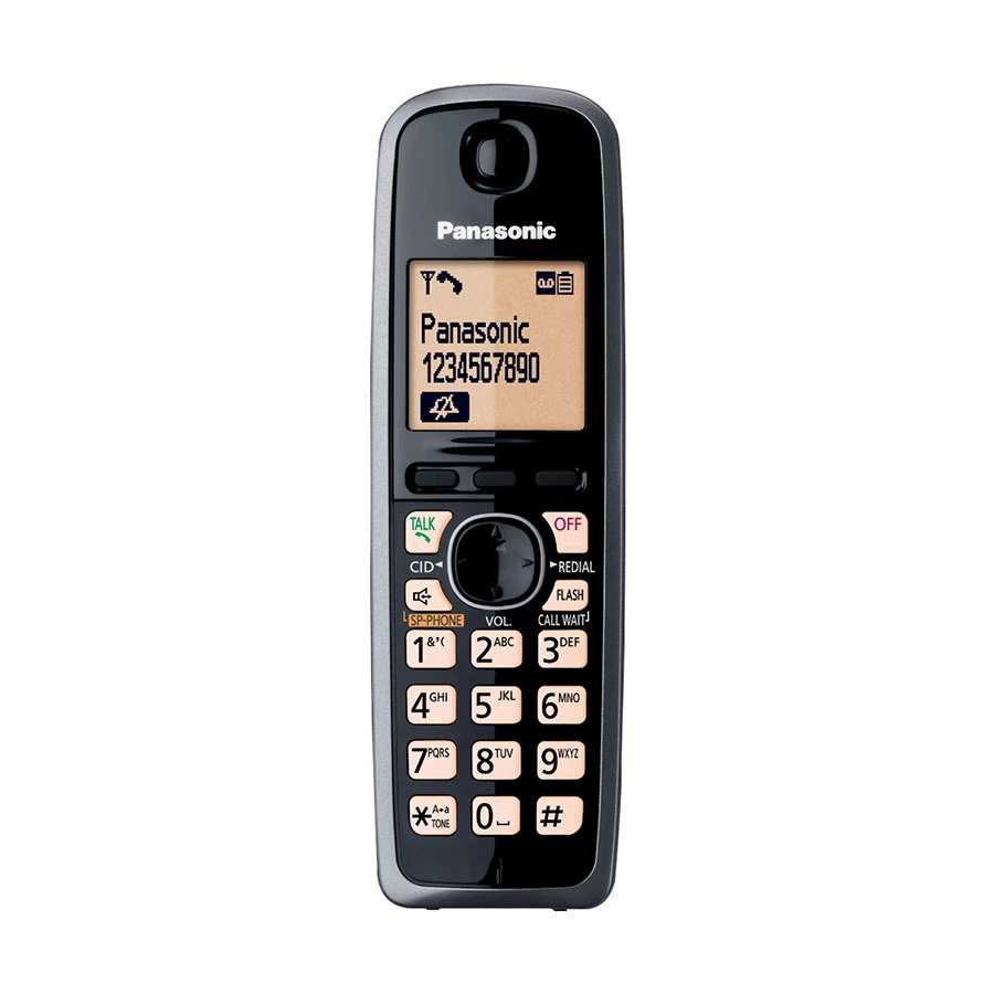 Panasonic KX-TG3711SX Cordless Black Phone Set