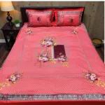 Panel Cotton Bedsheet 8 x 7 Feet with Stitched Pillow Covers