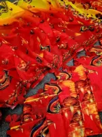 Chanderi Silk Floral Print Saree without Blouse, 5 Colours