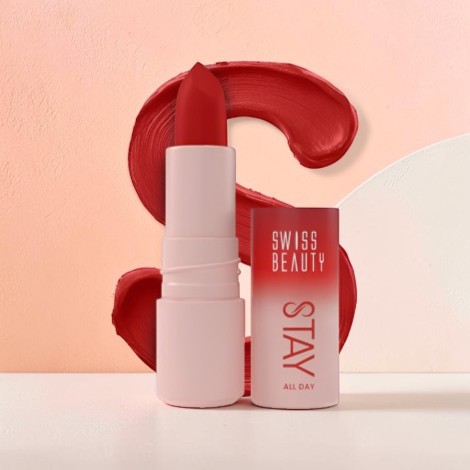 Swiss Beauty Stay All Day Lipstck - 08 Classy (China)