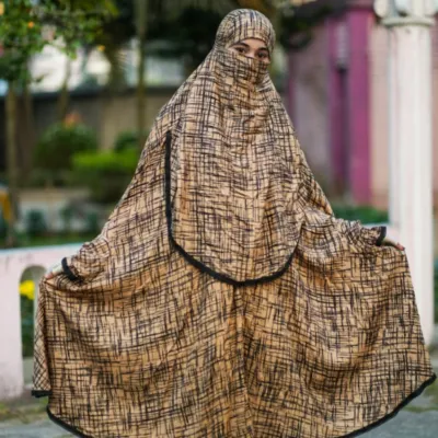 Elegant Palazzo long Khimar Set