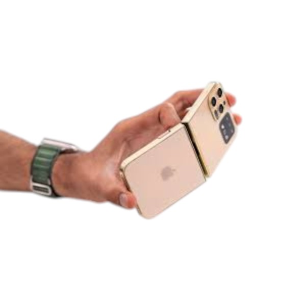 iPhone i15 Pro Flip Button Mobile Gold Colour (New)