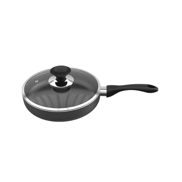 TOPPER NS Glamour Fry Pan with Lid (Ash) -30 CM