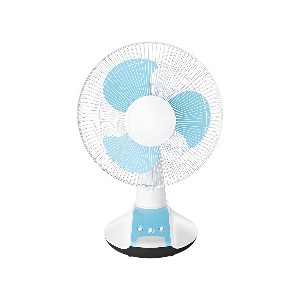 Novena Defender 12-Inch Rechargeable Table Fan (NCF-112) – Blue