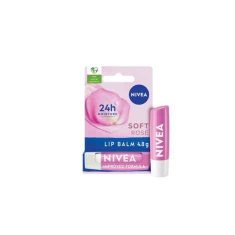 NIVEA Soft Rose Lip Balm 4.8g (Germany)
