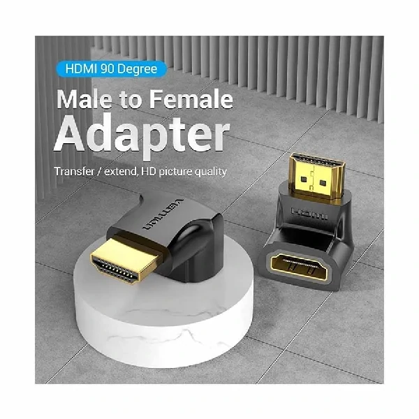 Vention AIOB0 HDMI Male to Female Black Converter