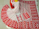 Puja Couple Dress, Resham Silk Saree and Dhupian Silk Panjabi