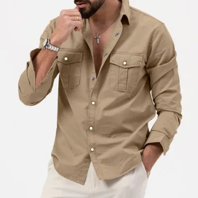 Full sleeves double pocket Shirt