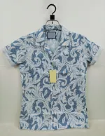 Men's Spandex Cotton Drop Shoulder Shirt, Slim Fit, 4 Colours