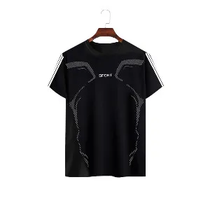 Stylish Comfortable sports T-Shirt (Black)