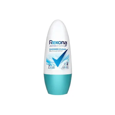 Rexona Motion Activated Shower Clean Roll On 45ml (Indonesia)