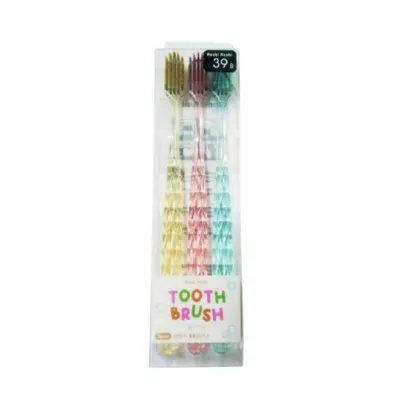 Moshi Moshi Soft Bristle Toothbrush 3Pcs (Thailand)